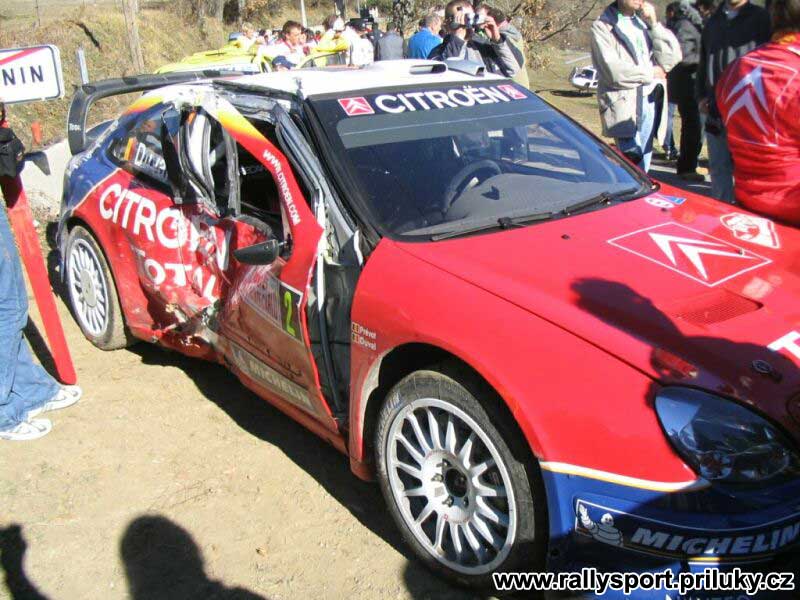 Havárie posádky Duval F. - Prevot S. na 73. ročníku Rallye Monte Carlo
